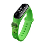 3D Cartoon Superhero LED Watch for Kids – Sports Digital Watch