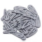30pcs 3cm Colorful BB Hair Clips Girls Water Drop Shape Hairpin Cute Princess Barrette Simple Snap Clip Kids Hair Accessories