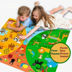 Farm Animals Felt Story Busy Board 4-in-1 Learning Activity Set
