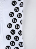 4 Pairs Men's Athletic SocK Soccer Socks Sports Grip Sock Anti-slip Basketball Socks Spot Rubber Non-Slip Soft Cotton Soccer Sox
