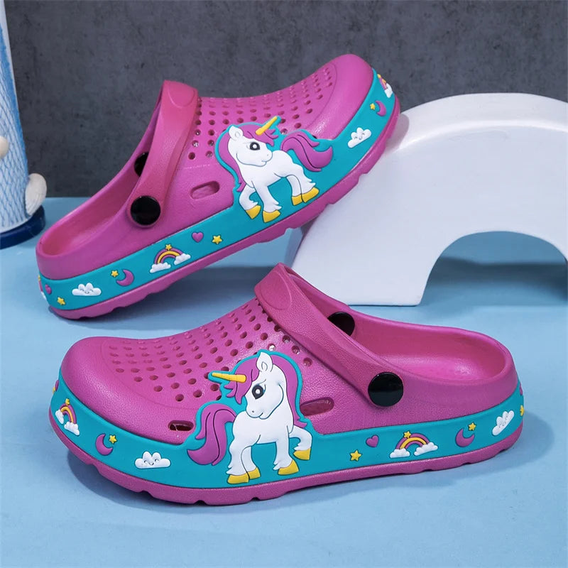 Kids EVA Clogs Summer Beach Water Shoes for Girls