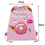 1pc Non Woven Drawstring Bag Birthday Party Gift Bag for Boys Girls Shoulder Storage Bag Multiple Themed Parties to Choose from
