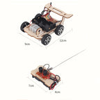 DIY RC Car Model Assemble Kit Mini Teaching Learning STEM Project Science Education Aid Experiment Toys for Kids Children Gifts