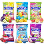 HI-CHEW Variety Mix, Pack of 6 Bags - 17 Flavor Assort Sweet and Sour Chewy Candy, Unique Fun Soft - Immensely Juicy Fruity Candy Flavors - Individually Wrapped Halloween Candy