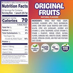 Welch's Fruit Snacks Fusions, Original Fruits, 0.8 oz, 50 Ct