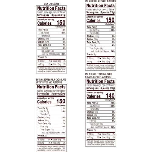 HERSHEY'S NUGGETS Assorted Chocolate Candy Variety Pack, 26 oz