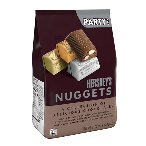 HERSHEY'S NUGGETS Assorted Chocolate Candy Variety Pack, 26 oz