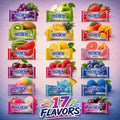 HI-CHEW Variety Mix, Pack of 6 Bags - 17 Flavor Assort Sweet and Sour Chewy Candy, Unique Fun Soft - Immensely Juicy Fruity Candy Flavors - Individually Wrapped Halloween Candy