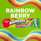 Airheads Xtremes Belts Candy, Rainbow Berry, 3 Ounces (12-Pack)