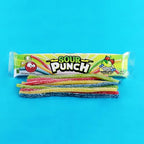 Sour Punch Straws, Rainbow Fruit Flavors, Chewy Sweet & Sour Candy, 2oz Tray (24 Pack)