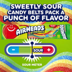 Airheads Xtremes Belts Candy, Rainbow Berry, 3 Ounces (12-Pack)
