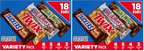 SNICKERS, TWIX, 3 MUSKETEERS, MILKY WAY Full Size Back to School Chocolate Bar Variety Pack, 18 ct Bulk Candy Box