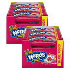 NERDS Gummy Clusters Rainbow Candy, Crunchy & Gummy, 3 oz, 12 Pk