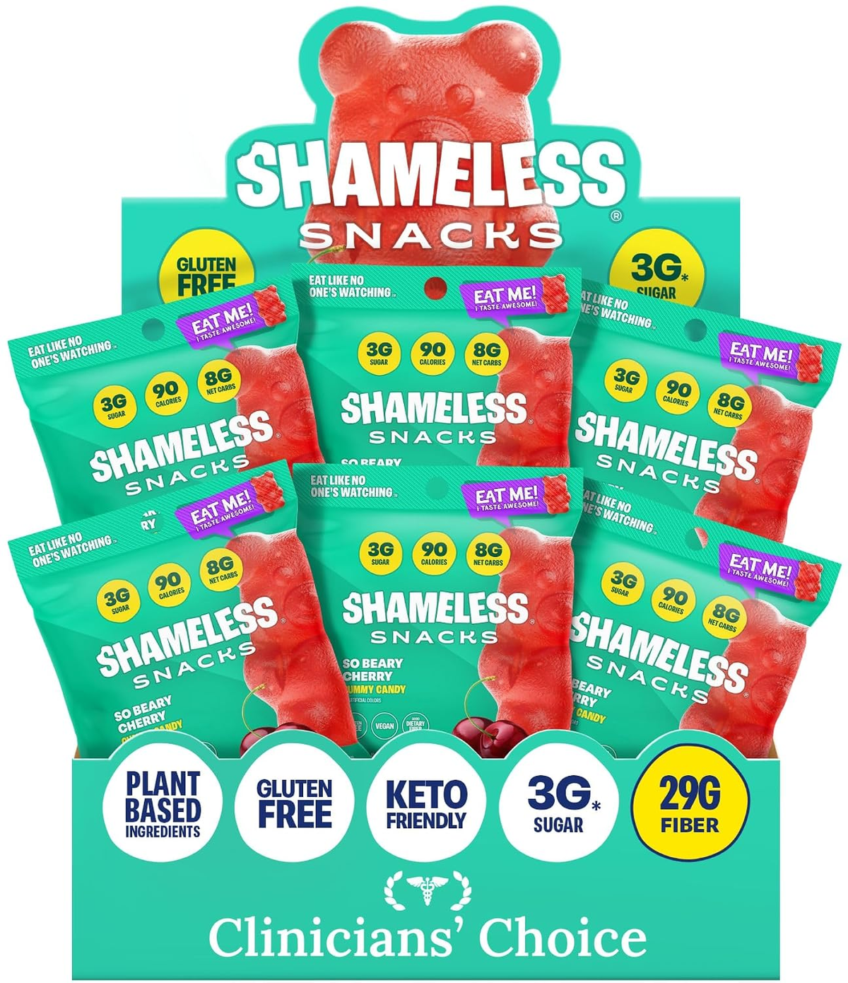 Shameless Snacks Fan Favorites Bundle - Sour Candy & Fruit Snacks, Keto