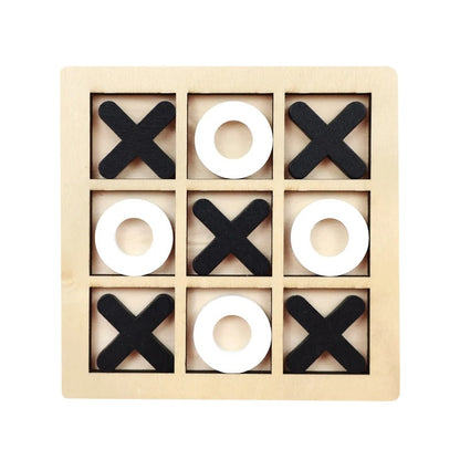Montessori Wooden Mini Chess Puzzle Game – Brain Training Toy for Kids